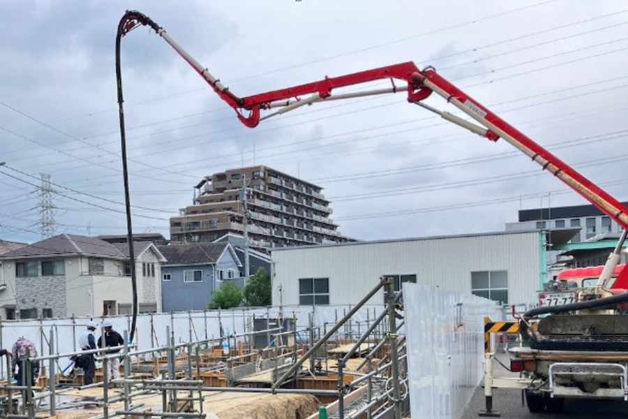 基礎コン打設